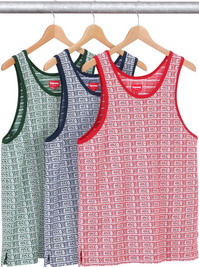 Jacquard Dollar Tank Top